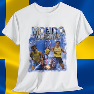 Mondo Duplantis Shirt, Pole Vault Graphic Tee, Sports Legend Gift, Track and Field Apparel, Vaulting Fan Gear, Athletic SVG Design