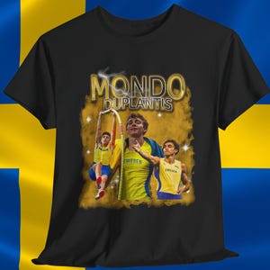 Mondo Duplantis Shirt, Armand Duplantis Graphic Tee, Pole Vault Apparel, Sports Legend Gift, Track and Field Top, Athletic Fan Clothing