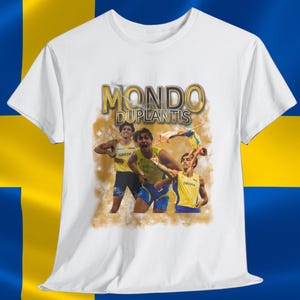 mondo duplantis shirt, Armand Duplantis Tee, Pole Vault Costume Top, Track and Field Graphic, Sports Legend Shirt, Vault Fan Gear