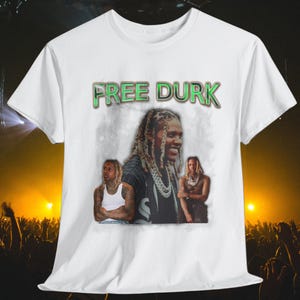 Camiseta de Lil Durk gratis, sudadera con capucha, póster, camiseta extragrande, merchandising de Lil Durk, álbum de pegatinas, póster, merchandising de Durk