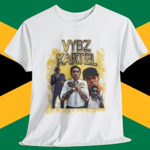 T-shirt Vybz Kartel Wurlboss Reggae Dancehall Style jamaïcain T-shirt Vybz Kartel pour les fans Légende de la musique jamaïcaine Cadeau pour lui ou elle