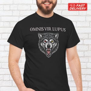 Red Rising Shirt, Omnis Vir Lupus tee, Libertas Reaper, Red Rising Merch, Red Rising T shirt