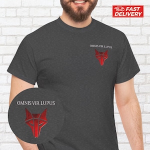Red Rising Shirt, Hail Libertas Hail Reaper, Omnis Vir Lupus, Libertas Reaper, Red Rising Merch, Red Rising