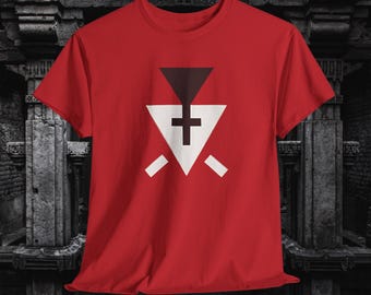 Camiseta de seguidor de culto de Cult of the Lamb - Videojuego, jugador, juegos, terrorífico, ropa, juego independiente, regalo, camiseta