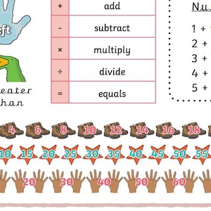 KS1 maths support mat
