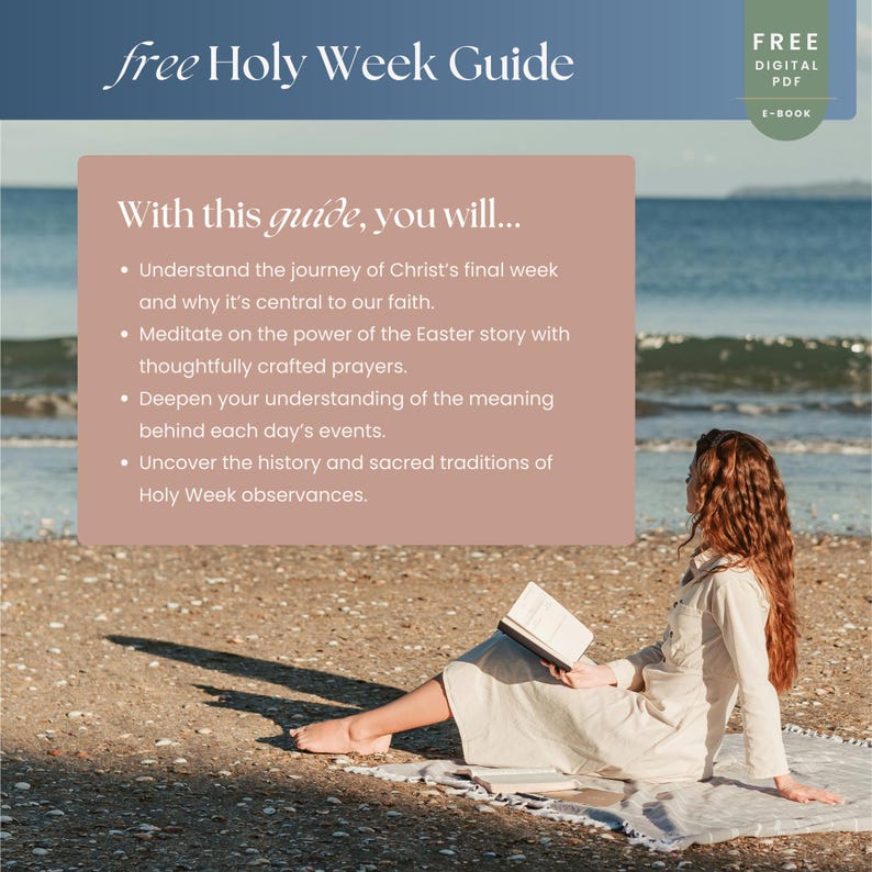 Holy Week E-book: 8 Days of Orthodox Reflections (digital Download) - Etsy