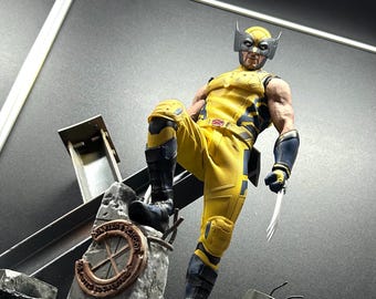 Diorama belki 2 do figurek Deadpool Wolverine Hot Toys 1/6