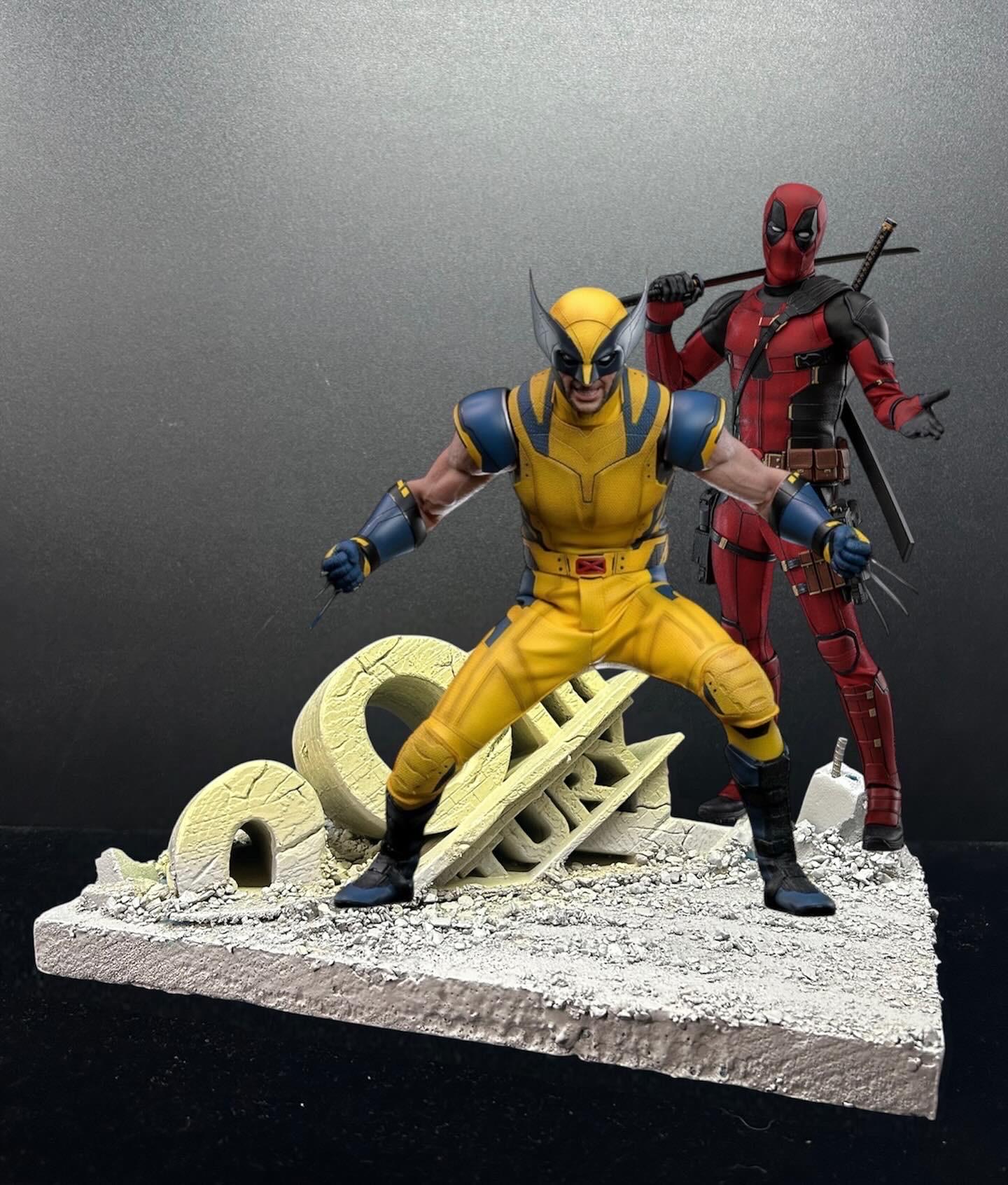 Fox Logo Diorama for Deadpool Wolverine Hot Toys 1/6 Figures - Etsy