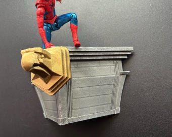 Wandmontiertes Adler-Diorama für Daredevil Spider-Man Marvel Legends, Mafex 1/12 Figuren