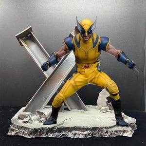 Strahlen-Diorama für Wolverine Deadpool Hot Toys 1/6 Figuren