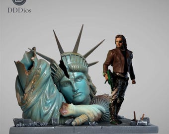 Flucht aus New York zerstörtes Liberty Diorama für 1/6 Figuren