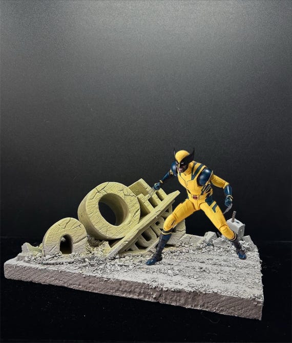 20th Century Fox Diorama for Deadpool Wolverine Marvel Legends