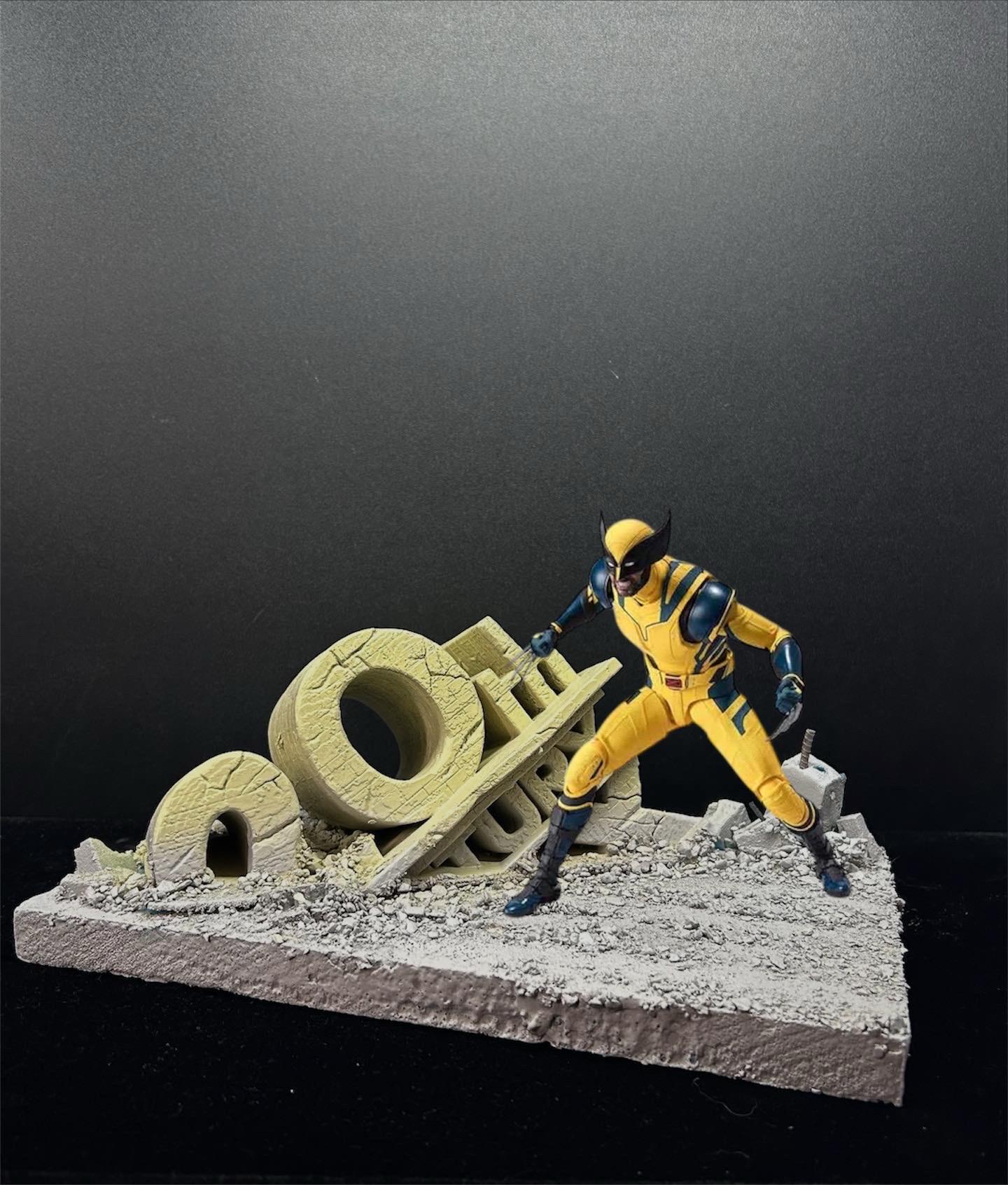 20th Century Fox Diorama for Deadpool Wolverine Marvel Legends