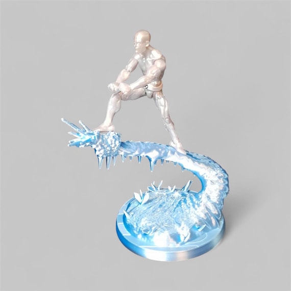 Iceman X-men Ice Slide Effect L Marvel Legends, Mafex SH Figuarts