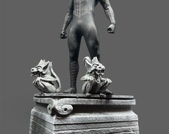 Gargoyle Bauecke Diorama für Daredevil Spider-Man Batman Hot Toys 1/6 Figuren.