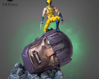 Doomsday Sentinel Kopf-Diorama für Figuren im Maßstab 1:12