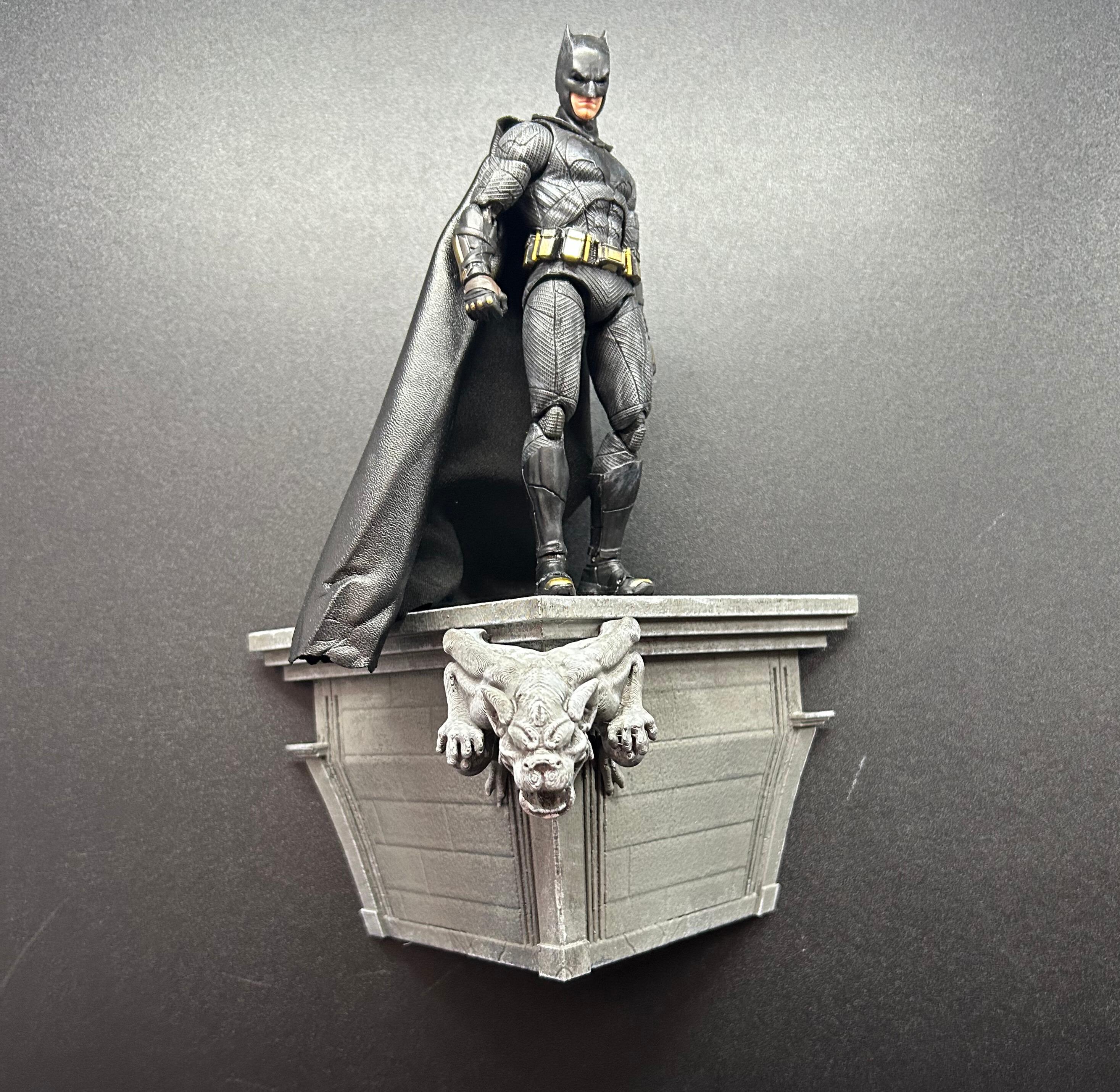 Wall Mounted Gargoyle Diorama for Daredevil Batman Marvel Legends