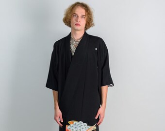 Handmade Japanese Kimono: Dragon Bloom Phoenix Robe