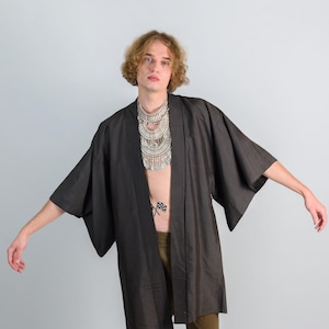 Shadow Texture Haori (羽織 – haori) – Men’s Japanese Street Kimono Jacket
