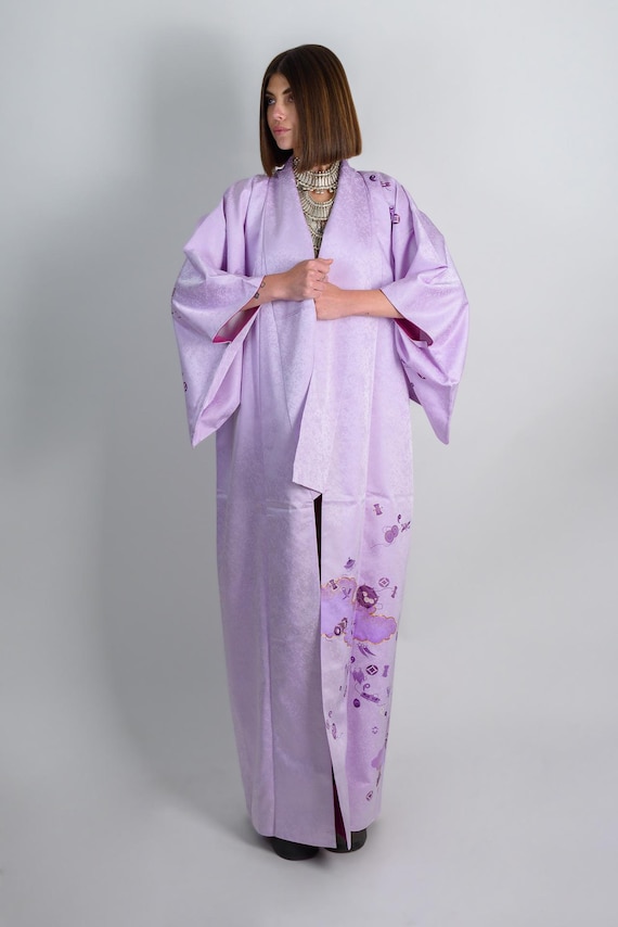 Quimono de seda DREAM CLOUD SORCERESS robe boho feito à mão