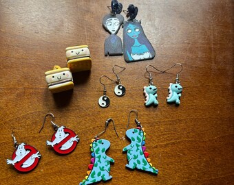Unique fun earrings