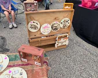 All custom design wood burn decor