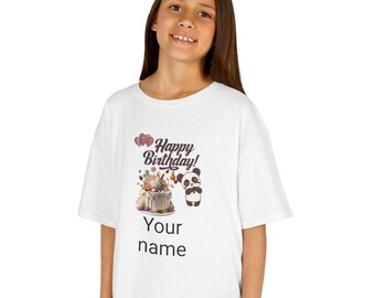 Personalized Panda Birthday Shirt for Kids, Custom Name Happy Birthday T Shirt, Cute Panda Party Outfit for Boys Girls