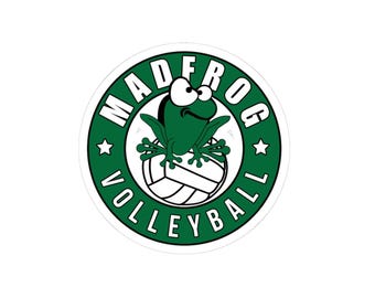 Pegatina de voleibol Madfrog / Vinilo adhesivo troquelado