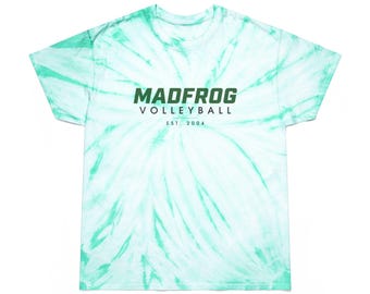 Camiseta MadFrog Volleyball Cyclone Tie-Dye / Camiseta de voleibol Spiral Mint
