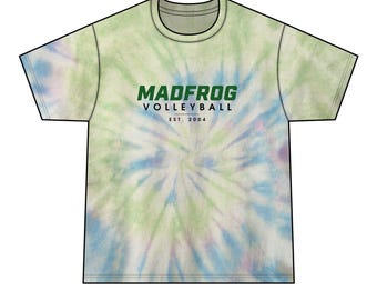 Camiseta MadFrog de voleibol con estampado tie-dye 2 / Camiseta Spiral
