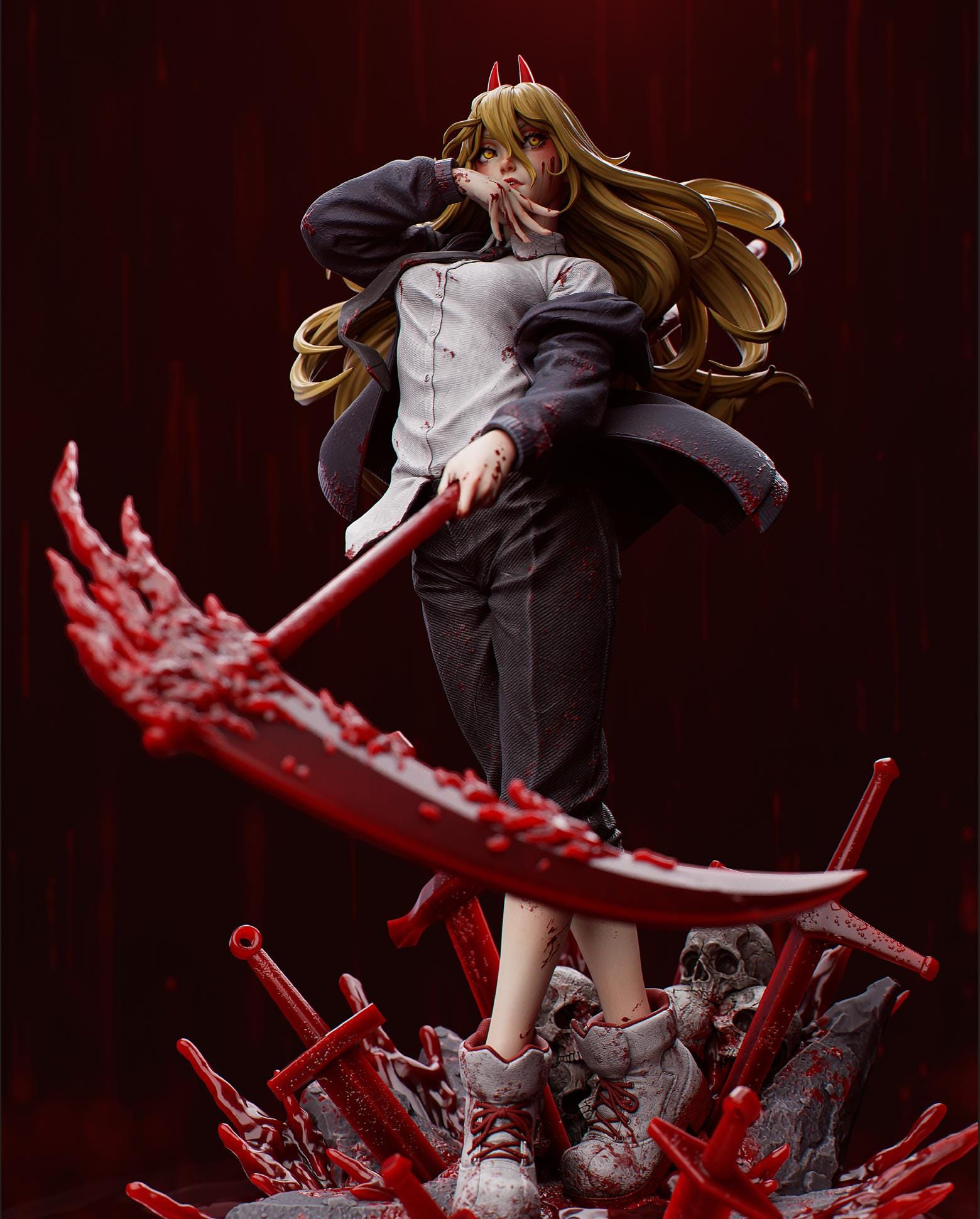 チェンソーマン 姫野 フィギュア ガレージキット 早川アキ (フィギュア