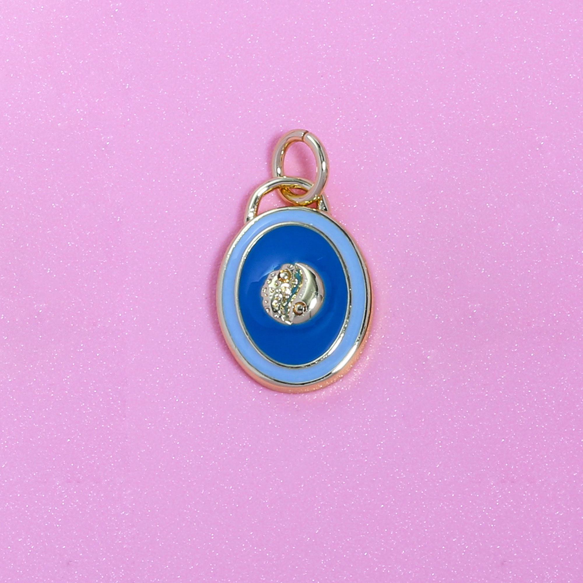 Dije de ballena, colgante de ballena marina esmaltada y bañada en oro de 18 quilates, pulsera, collar y pendientes con dije de ballena de inspiración oceánica, suministros para hacer joyas DIY.