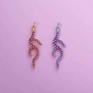 18K Gold Filled Micropavé CZ Coral Charm, Marine Style Red Ruby Zirconia Coral Pendant Necklace Earrings,For DIY Jewelry Making Supply