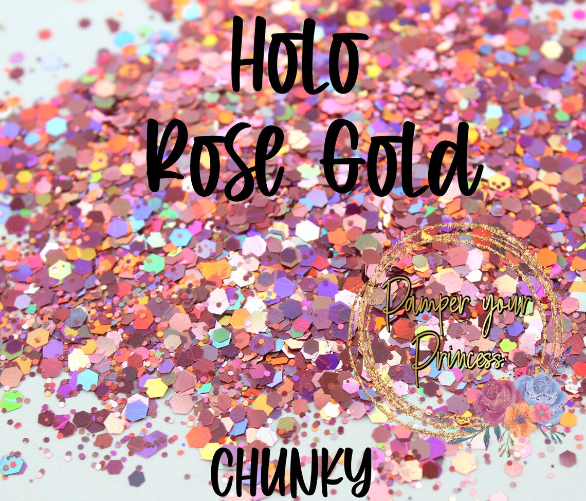 1oz Chunky Blend Glitter Mixed Size Chunky Mix Polyester Etsy