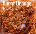 4oz Mini-Chunk, Mini Chunky Glitter, Mixed Size Glitter, Mini Chunky Orange Glitter, BURNT ORANGE Mini-Chunk (see note)