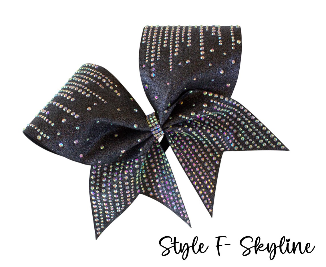 Pink Rhinestone Bow 1pc Cheer Bow Light Pink Satin Cheer Bow Pink Cheer Bow Pink Rhinestone ...