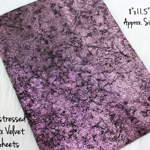 Distressed Sheets, 8"x11.5" approximately, Distressed Felt Like Sheet, Fabric Sheet, DISTRESSED PINK