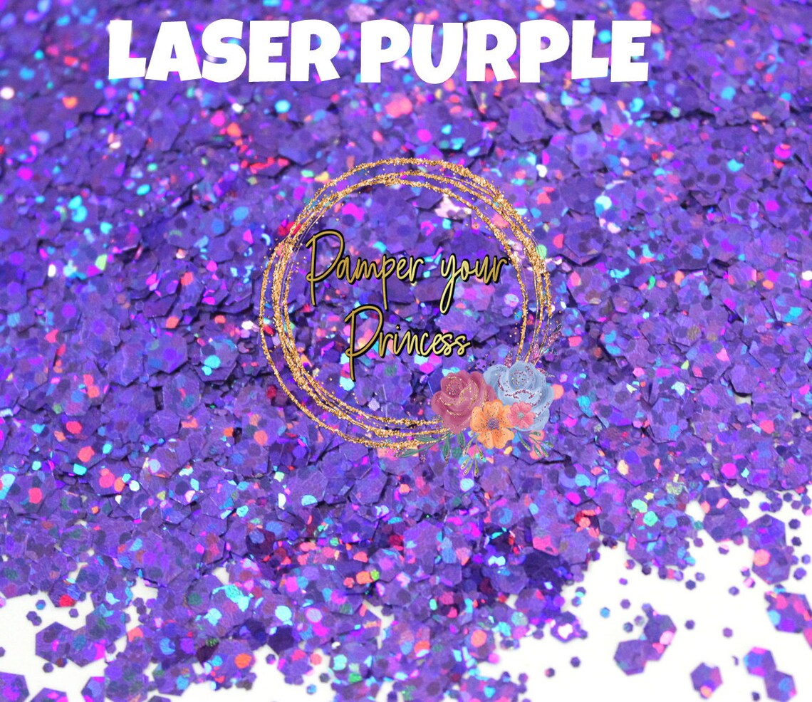 1oz Chunky Blend Glitter Mixed Size Chunky Mix Purple Chunky Etsy