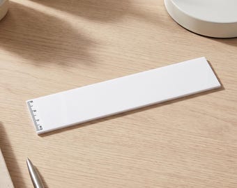 Liniaal met korte zijde • Minimalistische liniaal van 3 cm • Liniaal met korte zijde
