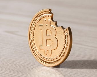Bitecoin • Bitten Coin • Bitcoin-thema messing arcade-token