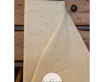 In Stock & Shipping NOW!   Ruby Star Society "LoFi" Linens - Power Grid in NATURAL / Sold in Half-Yard Increments