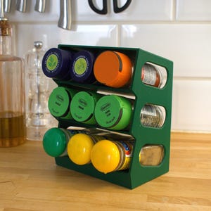 Spice Rack 3d printed 3 by 3