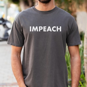 Impeach Trump Shirt: Patriotic Anti-Trump Statement Tee