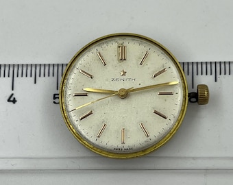 vintage Zenith Cal.106 Hand Winding Movement (Working) for parts