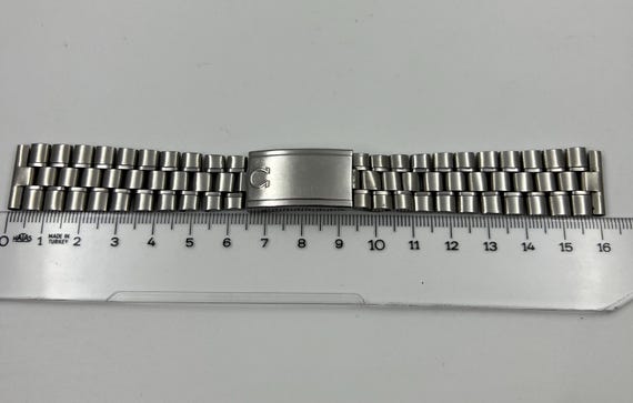 緊急セール　オメガ　OMEGA ブレスレット 1098 19mm 弓カン526 Vintage Omega 1098 Bracelet Speedmaster Seamaster Steel Watch