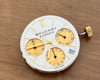 BVLGARI Diagono CH 35 Automatic Chronograph 080 TEEE watch movement (Working) for parts