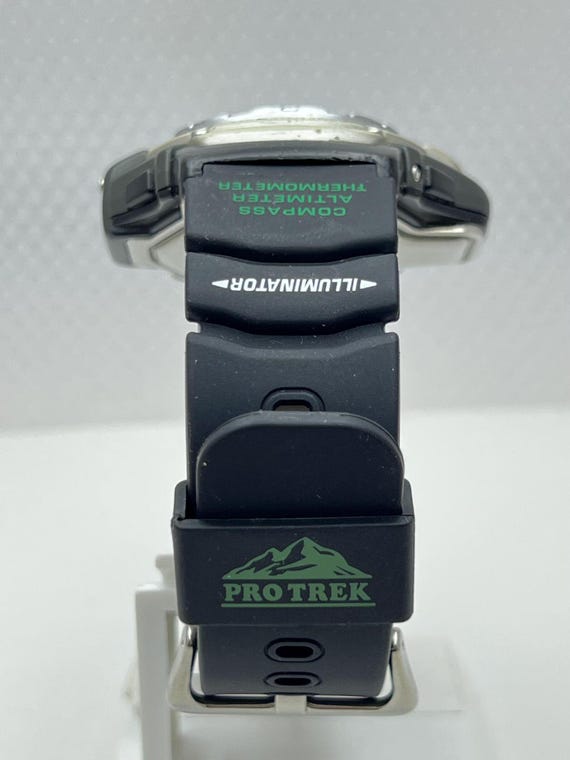 Vintage Casio Protrek PRT-41 Triple Sensor Watch: Japan Y, Working