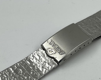 vintage Enicar Steel Watch Band / Bracelet