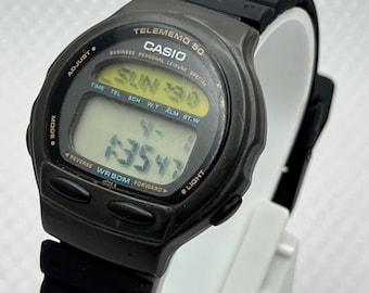 Vintage Casio DB-56W Telememo 50 Watch: Japan 'P' Working
