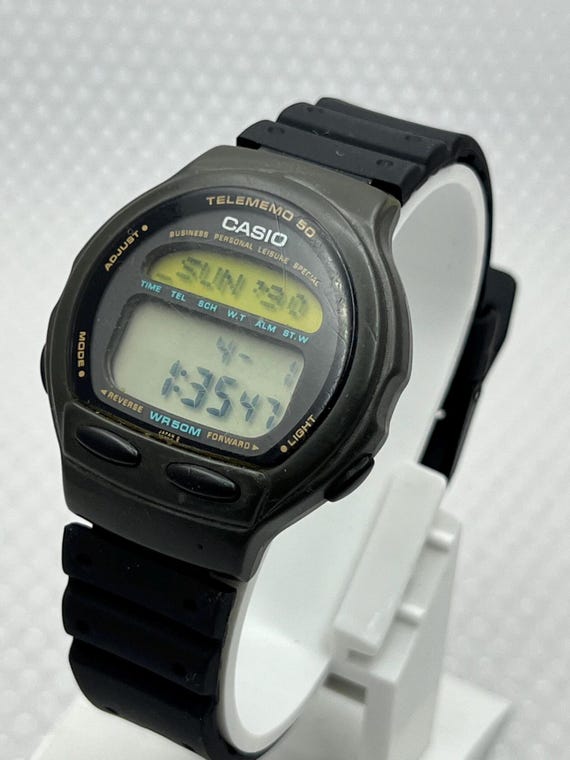 Vintage Casio DB-56W Telememo 50 Watch: Japan 'P' Working - Etsy